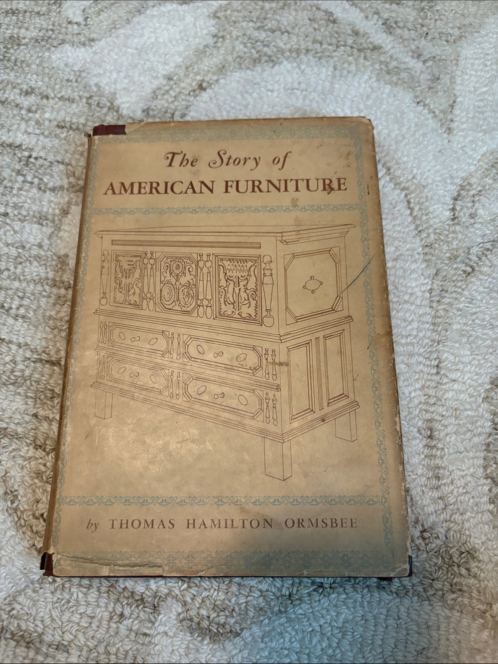 1934 The Story Of American Furniture 1st Edition Signed & Inscribed